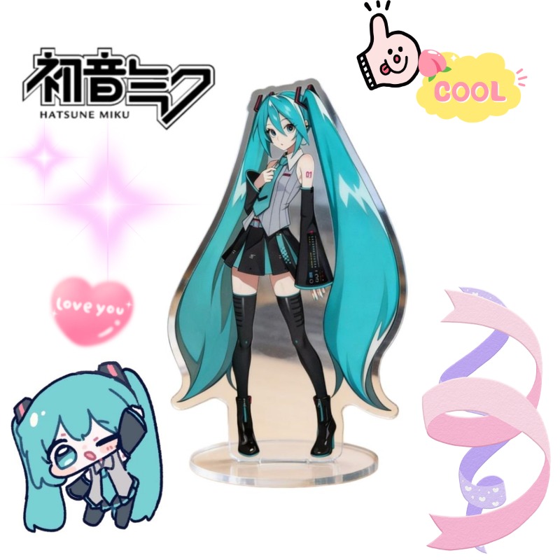 Desk Accessories - Hatsune Miku 10cm Acrylic Stand Cute