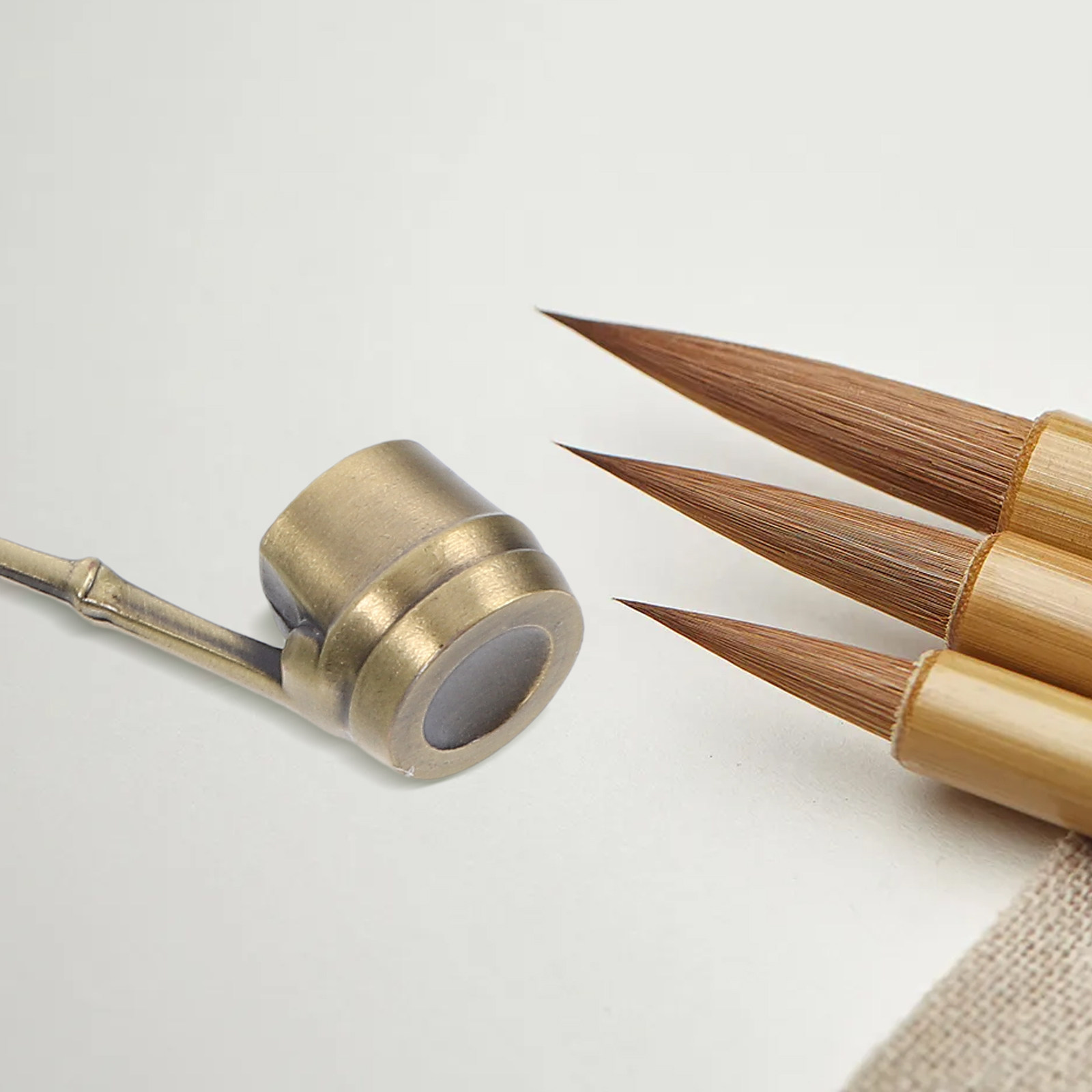 Writing Tools - Water Ladle for Calligraphy Copper Alloy