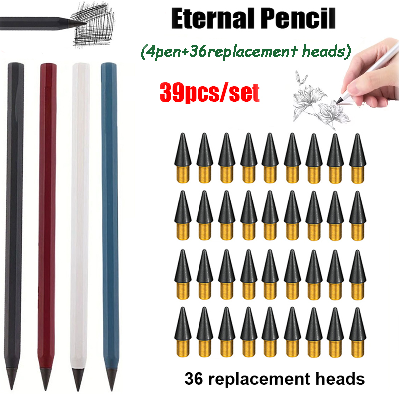 Writing Tools - 39pcs/set Creative Metal Pencil New Technology