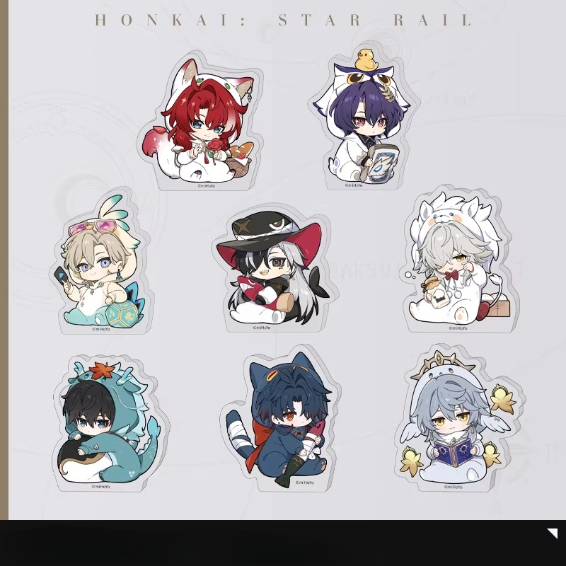Desk Accessories - Honkai Star Rail Mini Acrylic Stand,