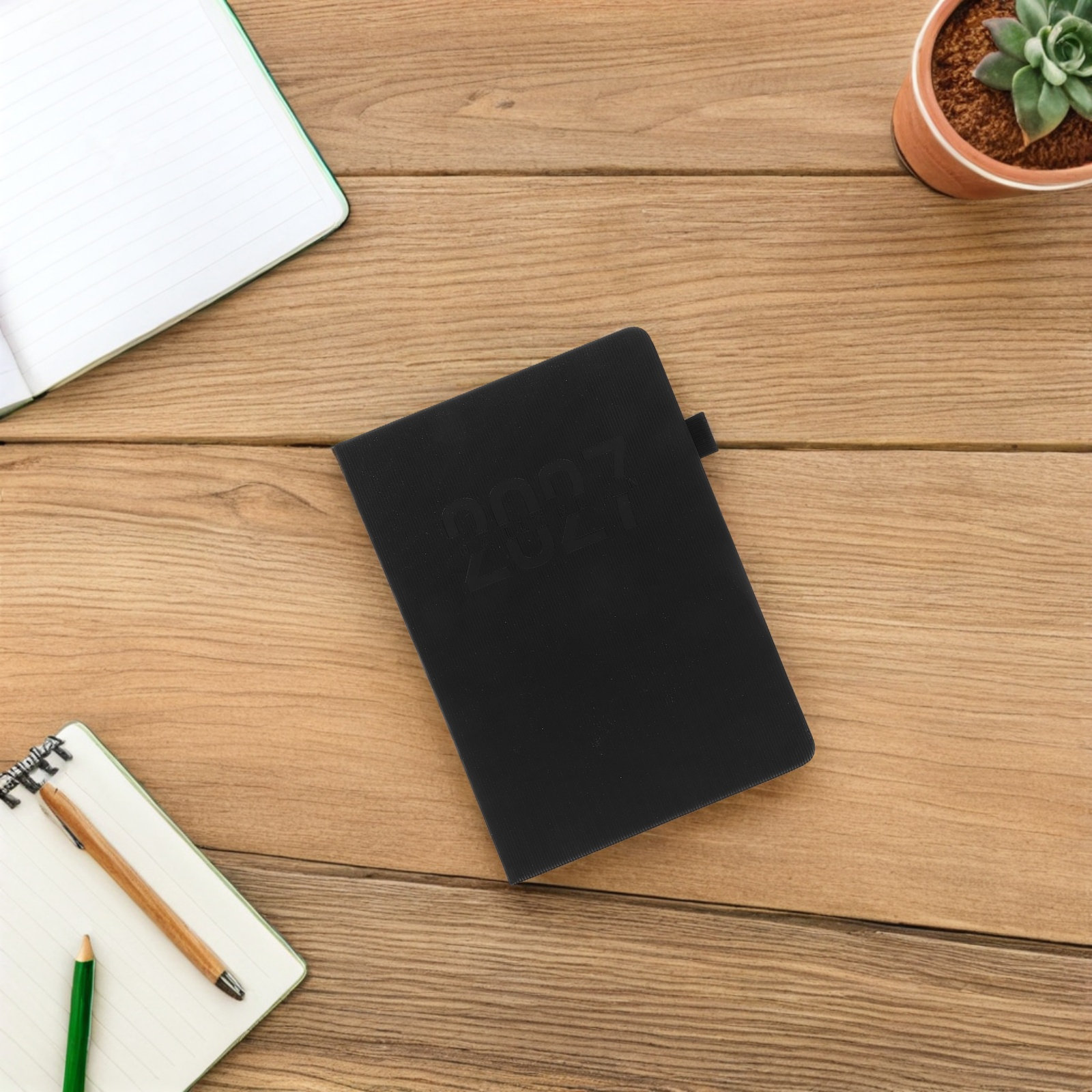 Spiral Bound Grid Notebook A5 - 120 Page A5 Weekly Planner Notebook