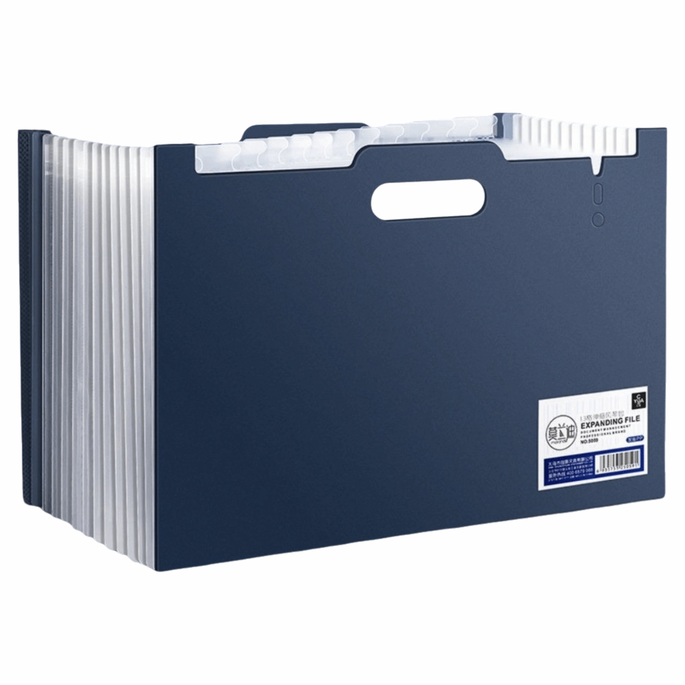 Expandable Accordion File Folder 13 Pockets - 13 Pockets Expanding File Folder Vertical