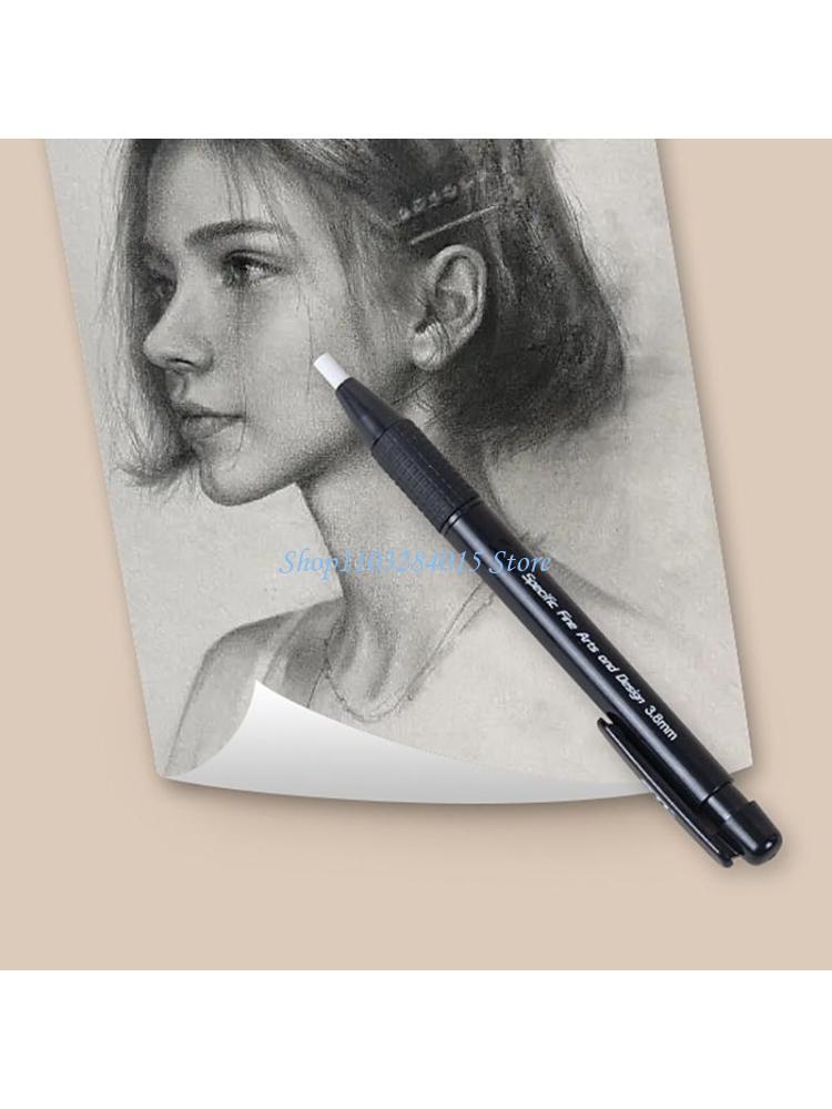 Retractable Eraser Pen Click - R6FF Retractable Clicks Eraser Pen 5