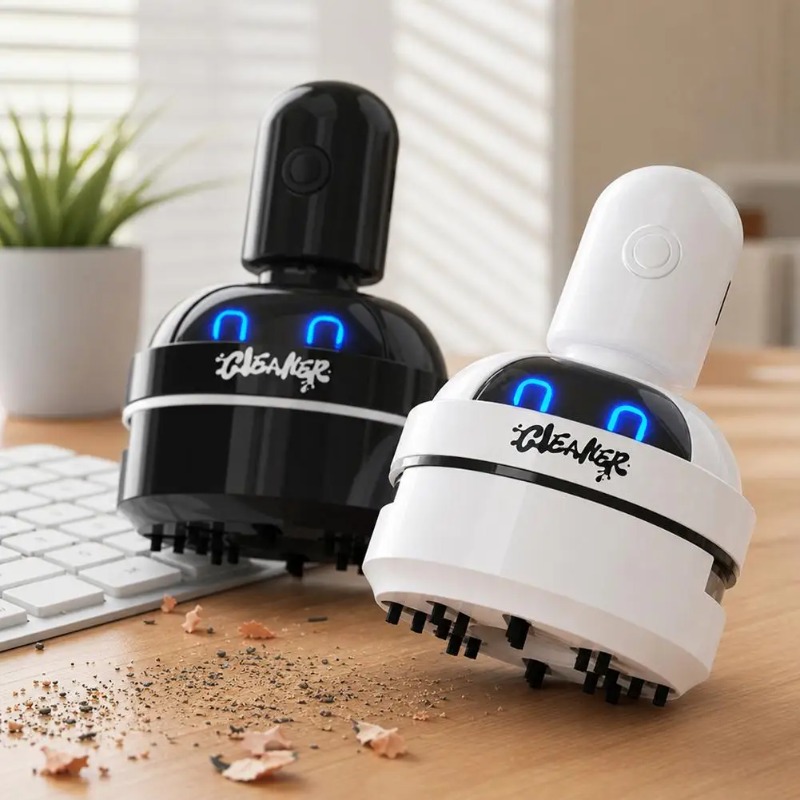 Mini Desktop Vacuum Cleaner For Eraser Dust - Desktop Cleaner Vacuum Cleaner Cartoon Mini