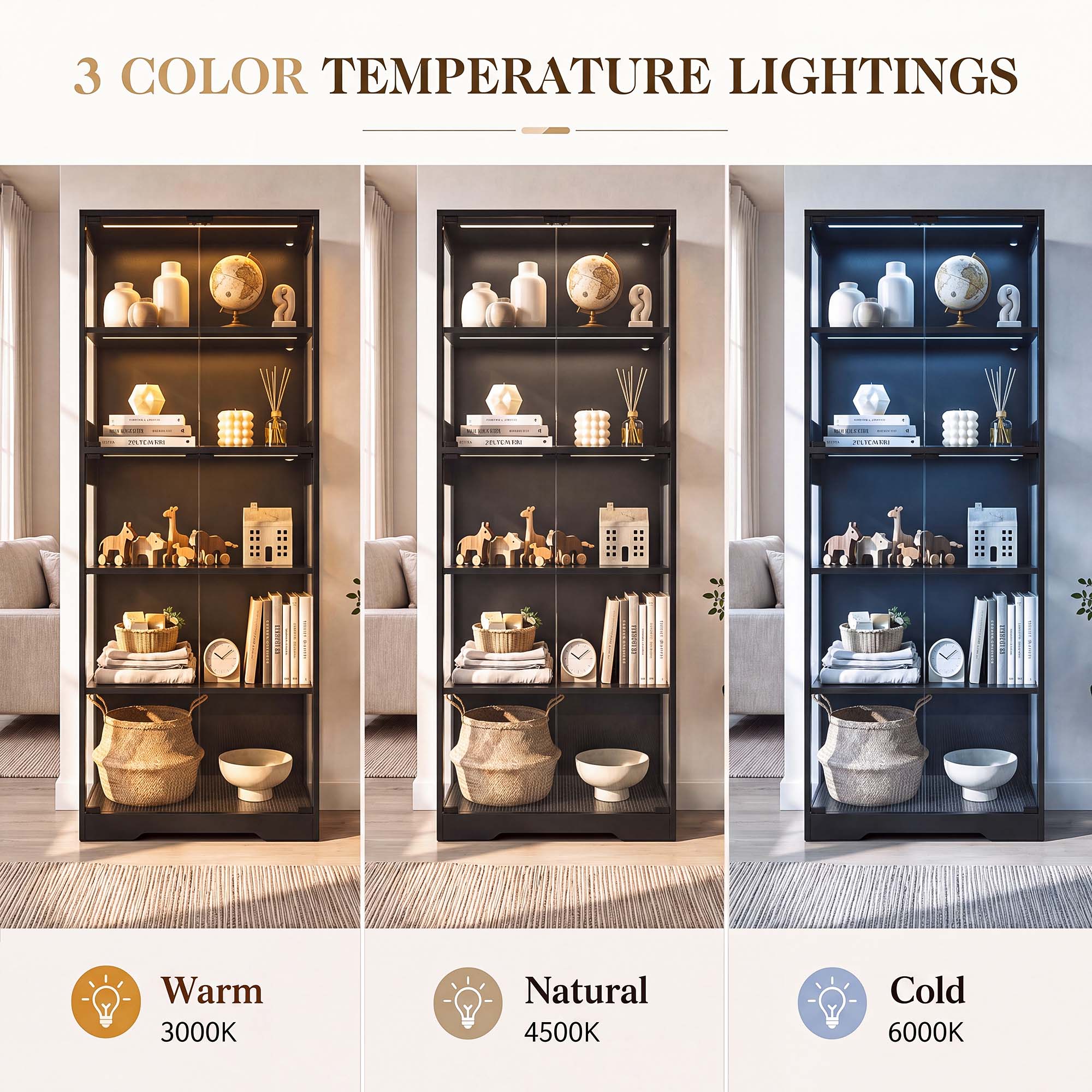 TCGBKAF 5‑Tier Display Cabinet - Office Furniture review and price
