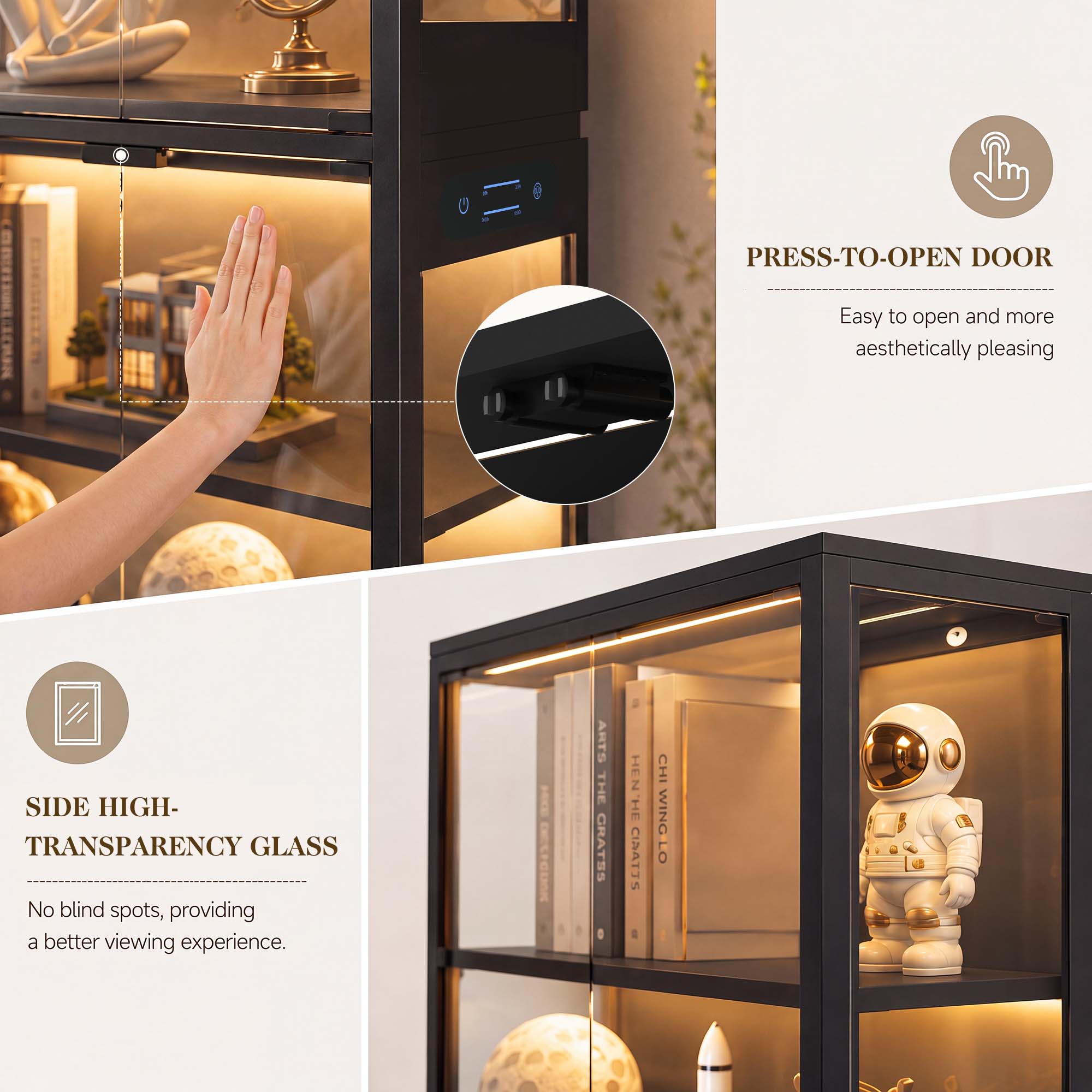 TCGBKAF 5‑Tier Display Cabinet - Office Furniture review and price