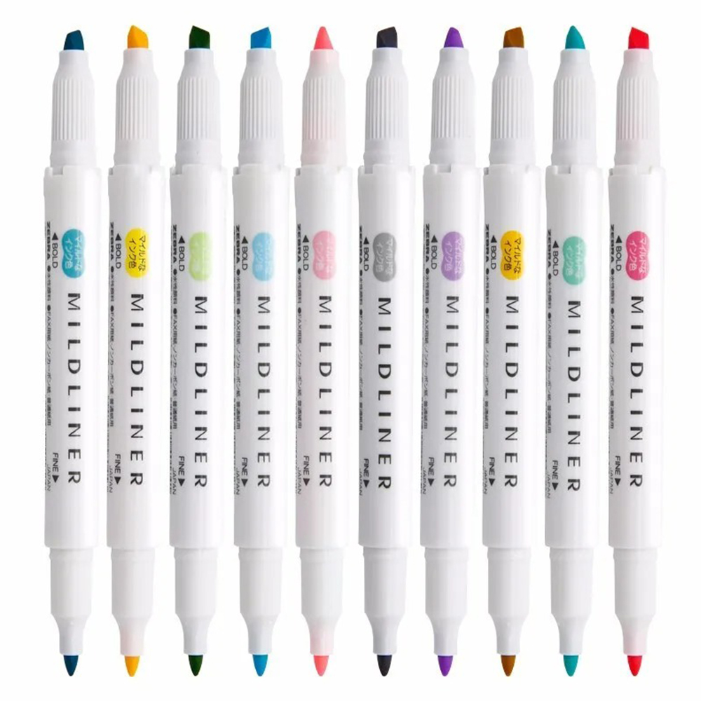 35 Color ZEBRA Mildliner Highl - Pastel Highlighter Set Double Ended review and price