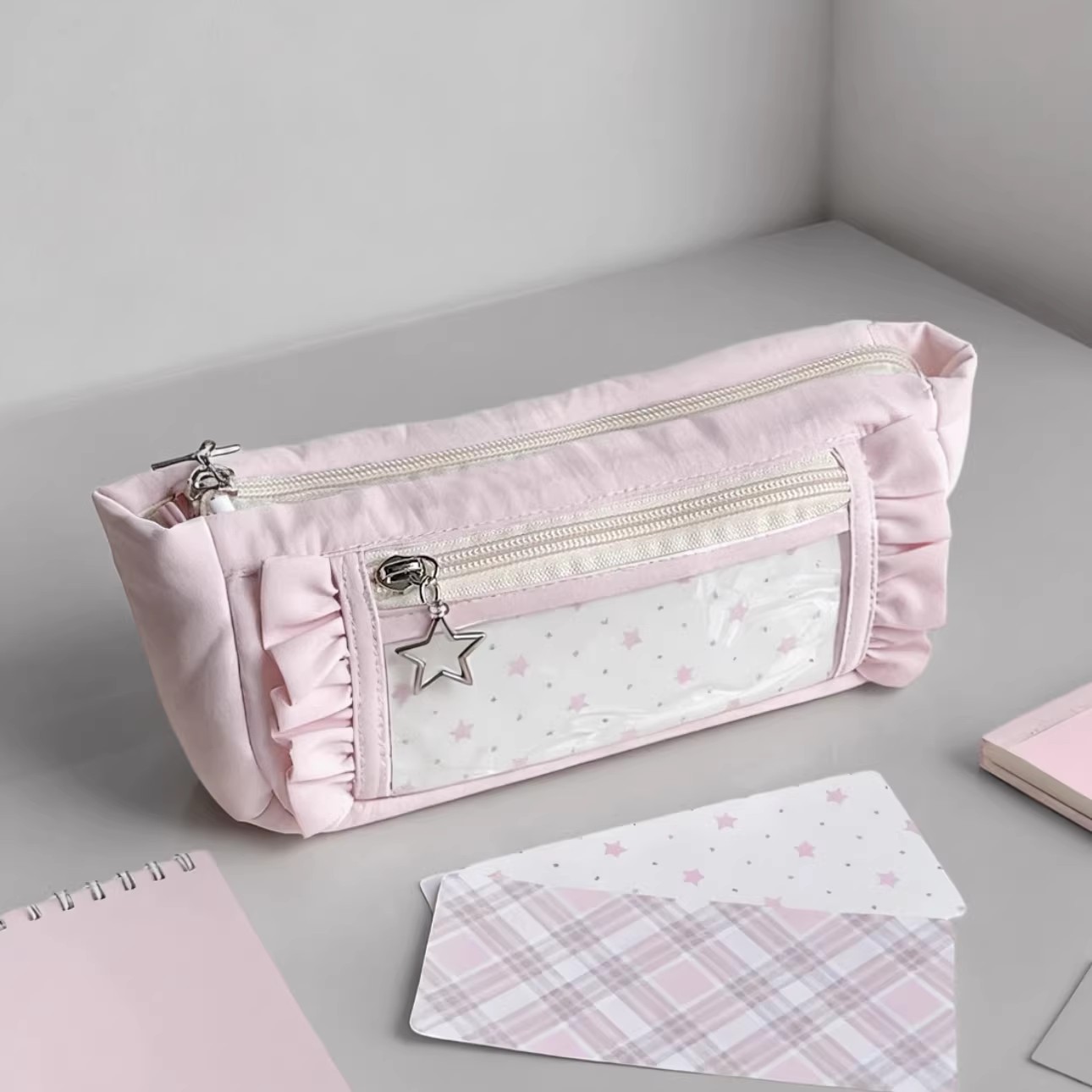 Cute Big Capacity Pencil Case  - Aesthetic Large Pencil Case Pouch review and price