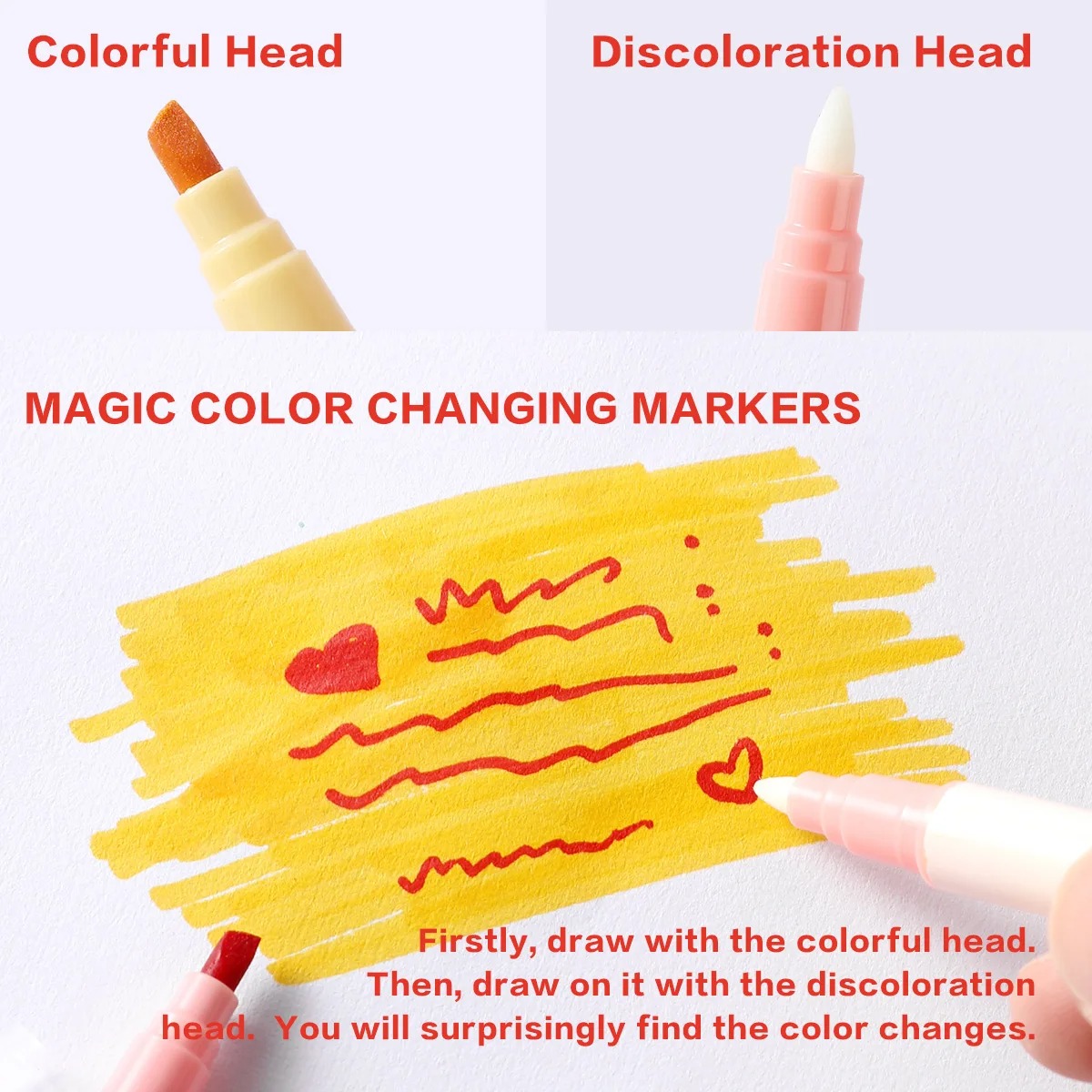 12pcs Double-ended Magic Color - Pastel Highlighter Set Double Ended review and price
