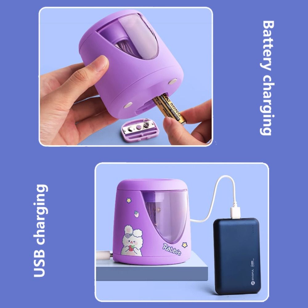 with Decorative Sticker Batter - Electric Pencil Sharpener Usb review and price