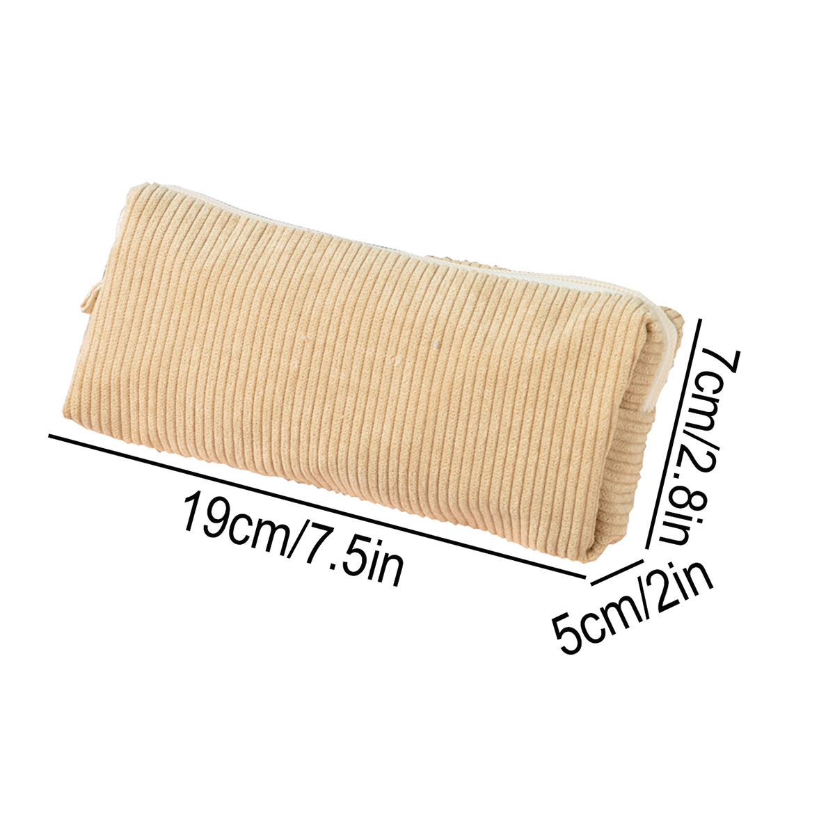 Corduroy Retro Pencil Case, La - Aesthetic Large Pencil Case Pouch review and price