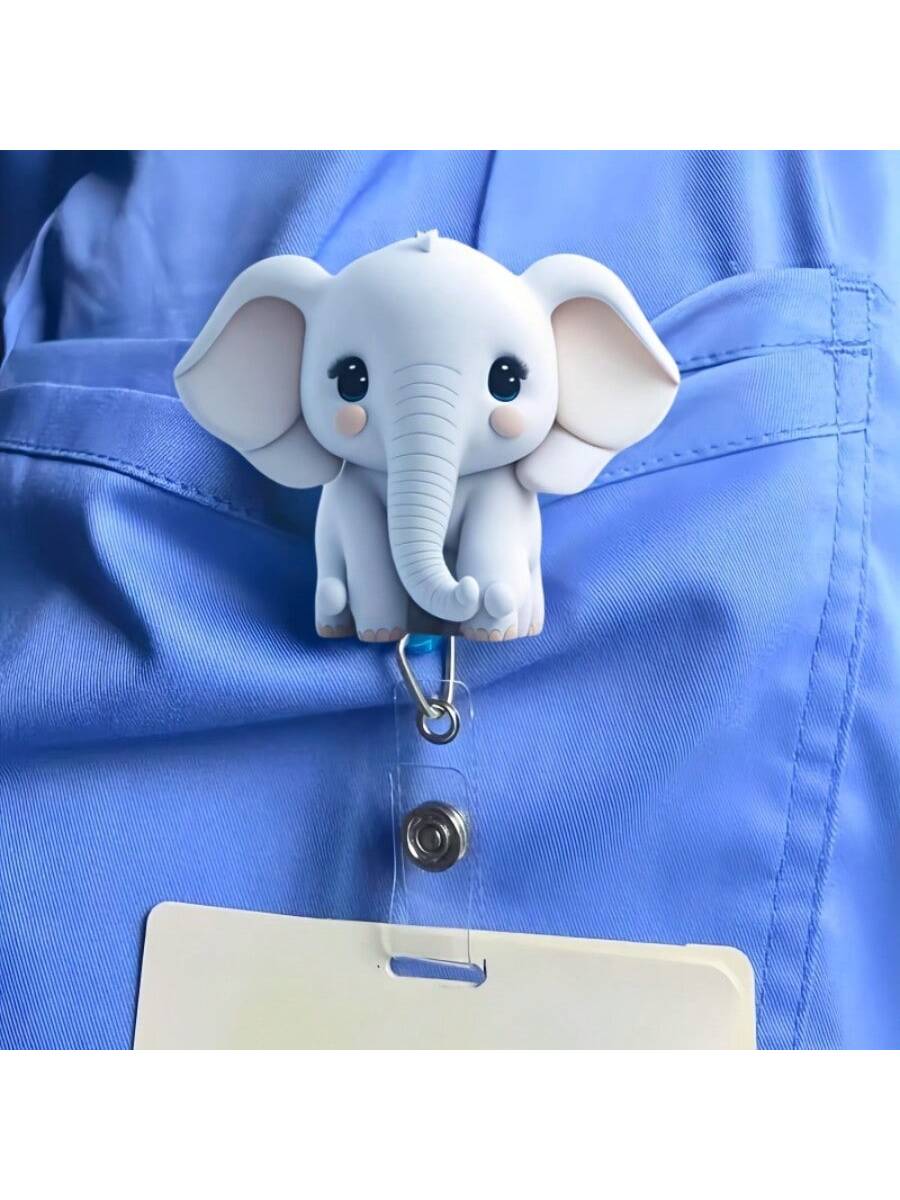 1PC Cute Cat Retractable Badge - School Supplies review and price
