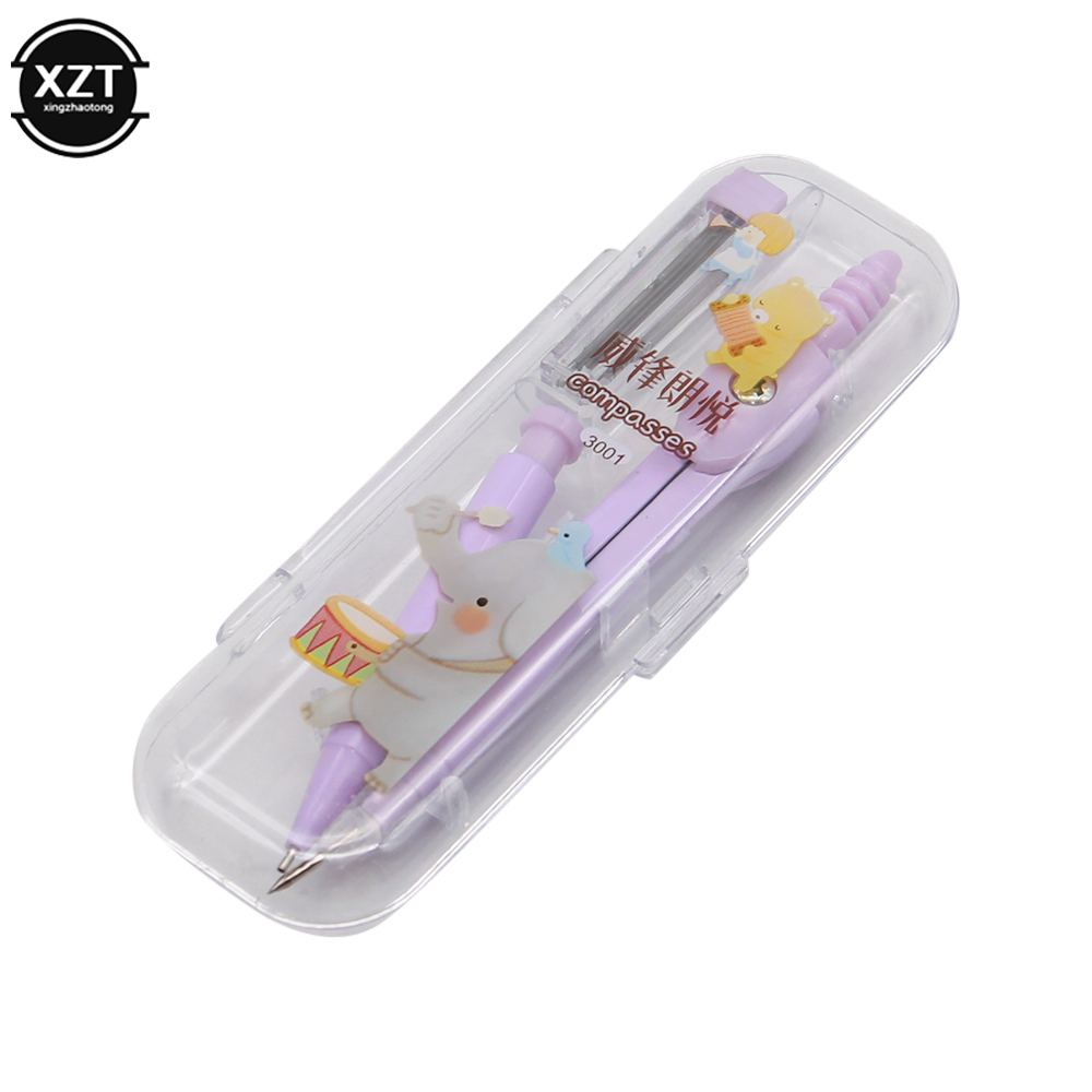 School Compass Cute Girl Stati - Math Geometry Set With Compass review and price