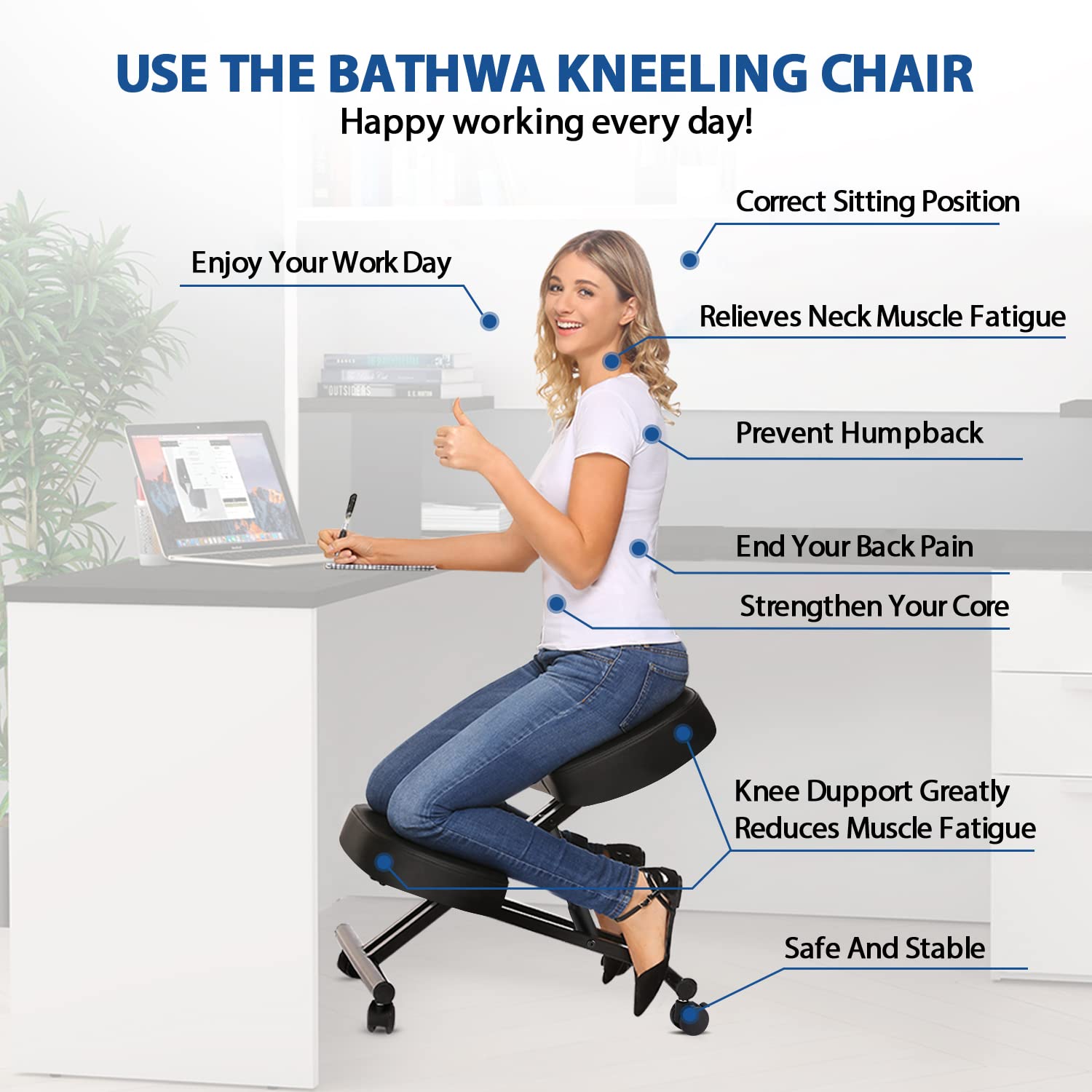 Kneeling Chair Ergonomic for O - Office Furniture review and price