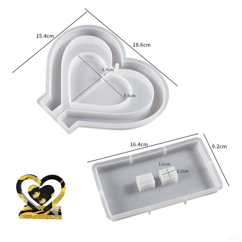 Letter Mm Epoxy Resin Silicone - Writing Tools review and price