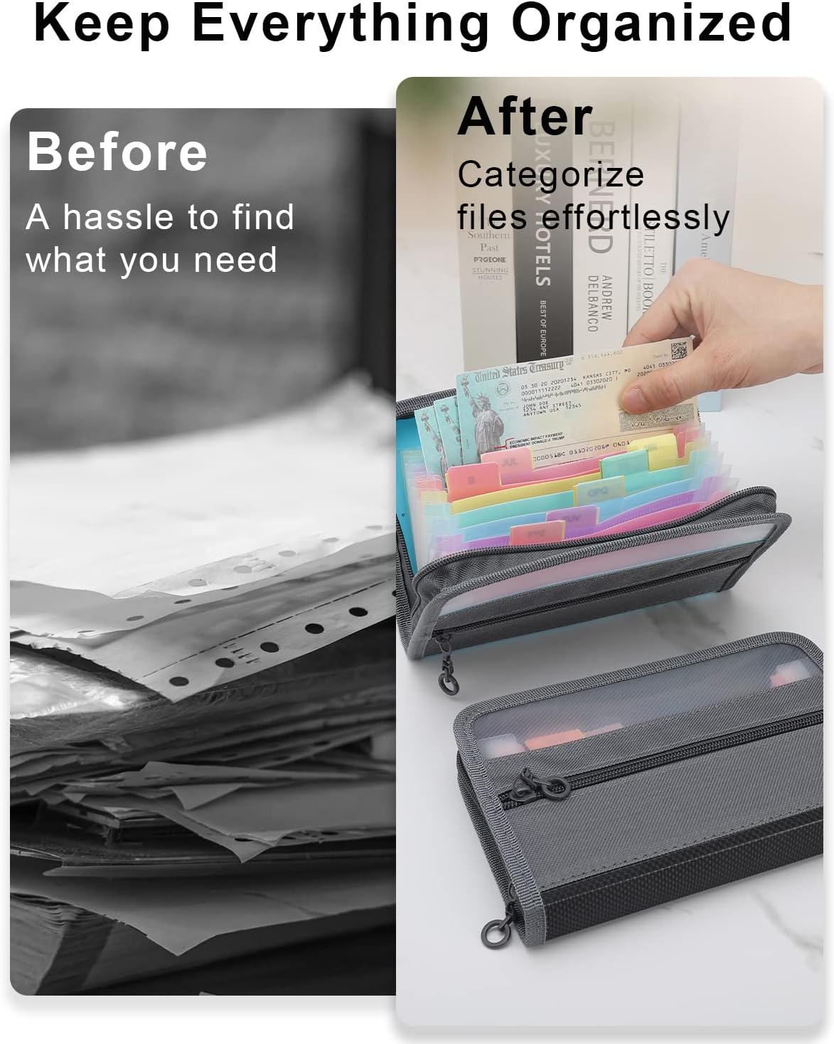 Small Accordion A6 File Organi - Expandable Accordion File Folder 13 Pockets review and price