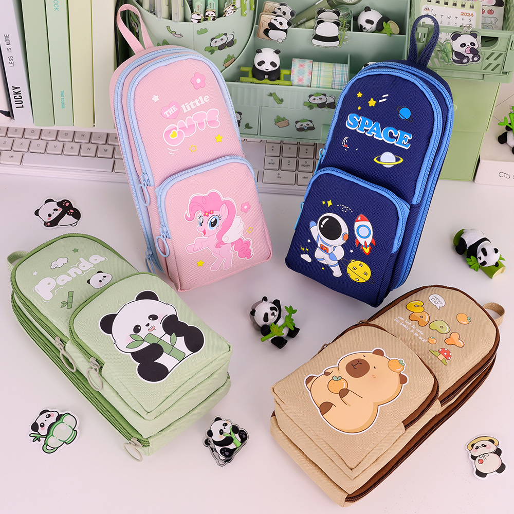 Cute Cartoon Capybara Pencil C - Aesthetic Large Pencil Case Pouch review and price