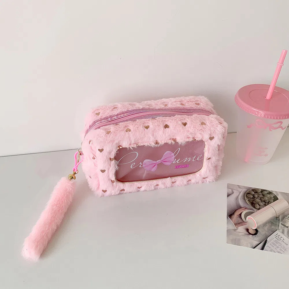 PVC Y2K Bow Stationery Bag Des - Aesthetic Large Pencil Case Pouch review and price