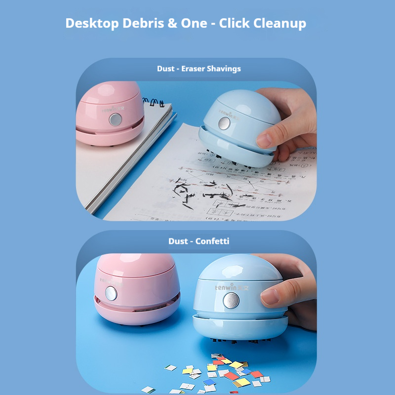 Tenwin Mini Handheld Desktop V - Mini Desktop Vacuum Cleaner For Eraser Dust review and price