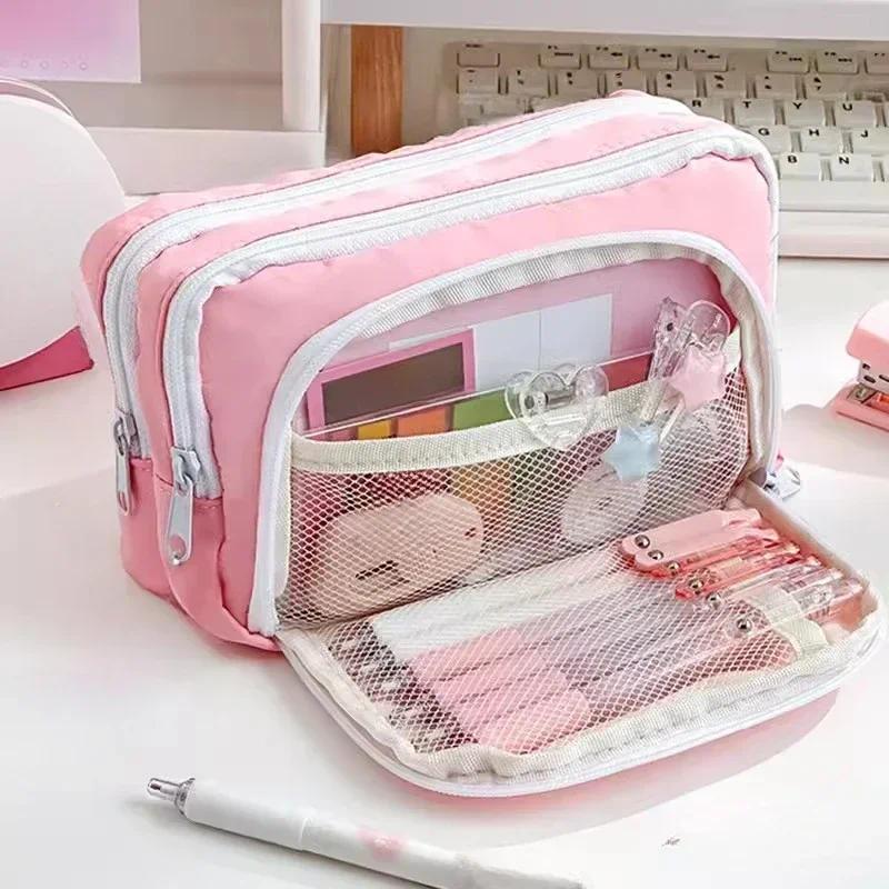 Portable Large Capacity Aesthe - Aesthetic Large Pencil Case Pouch review and price