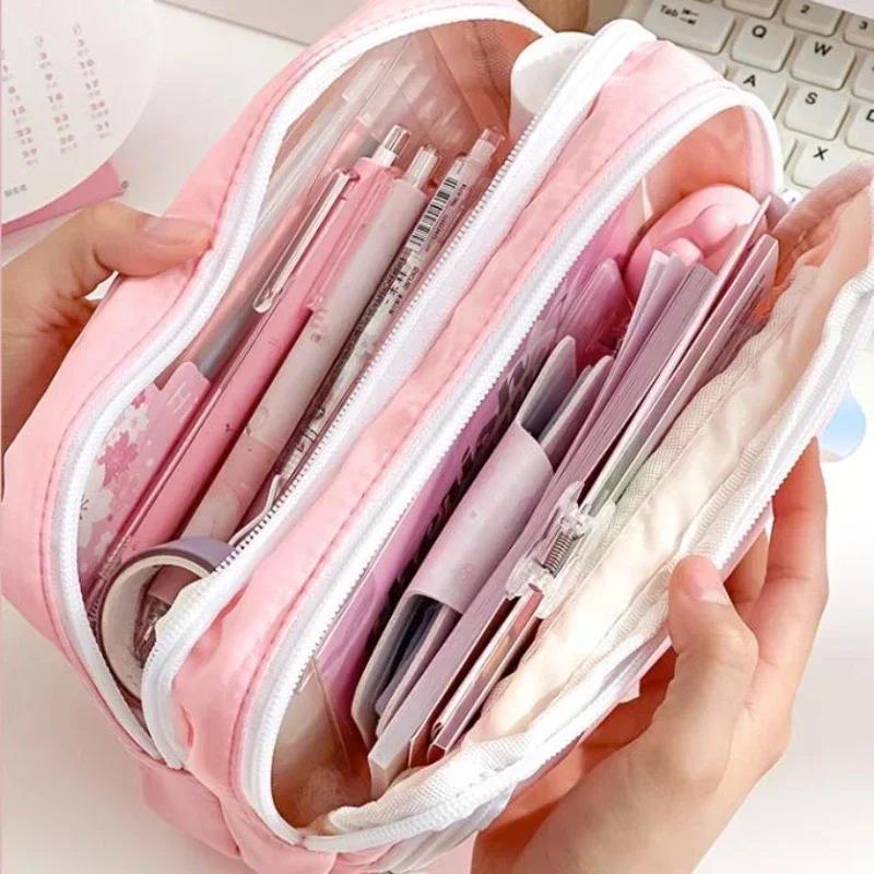 Portable Large Capacity Aesthe - Aesthetic Large Pencil Case Pouch review and price