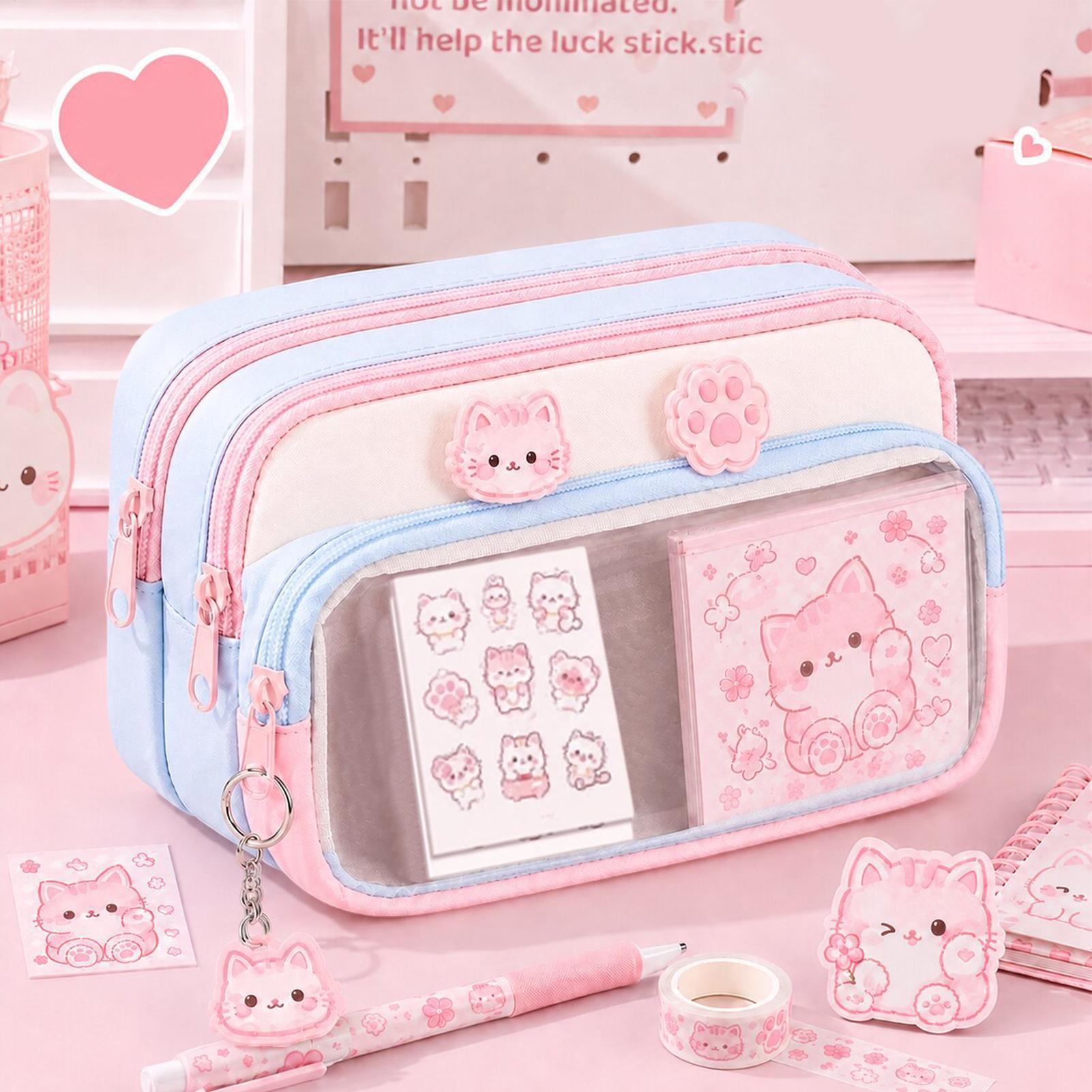 Pencil Pouch Large Capacity Zi - Aesthetic Large Pencil Case Pouch review and price