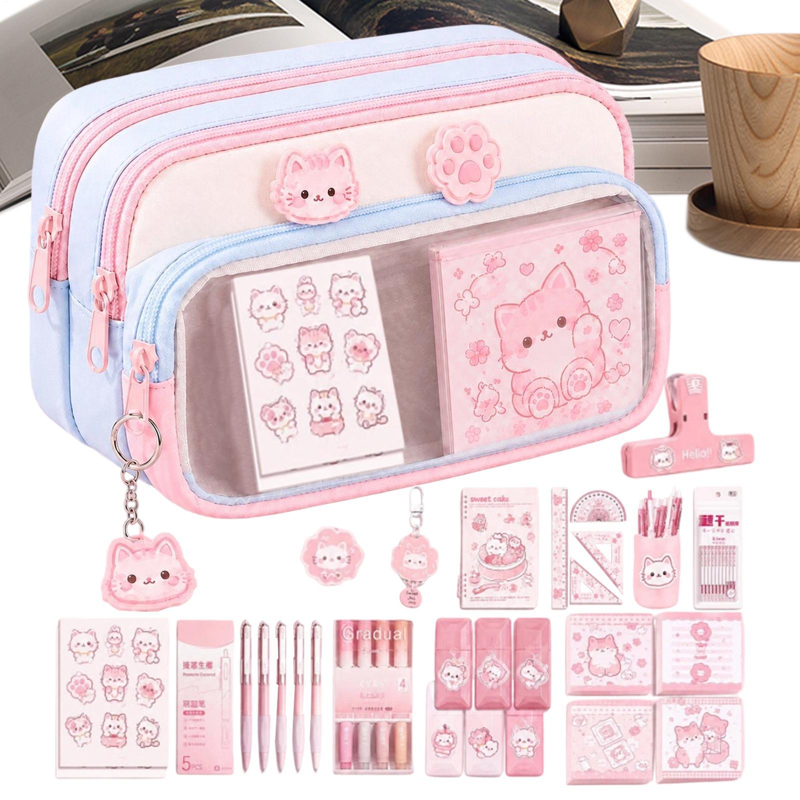 Pencil Pouch Large Capacity Zi - Aesthetic Large Pencil Case Pouch review and price