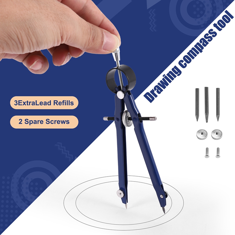 4pack X((Professional Compass, - Math Geometry Set With Compass review and price