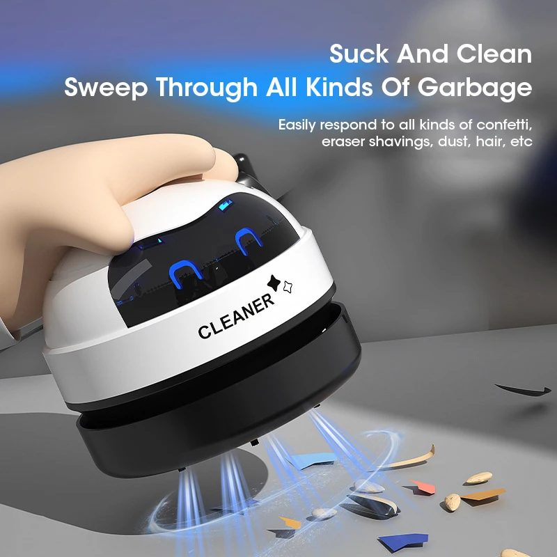 Mini USB Rechargeable Desktop  - Mini Desktop Vacuum Cleaner For Eraser Dust review and price