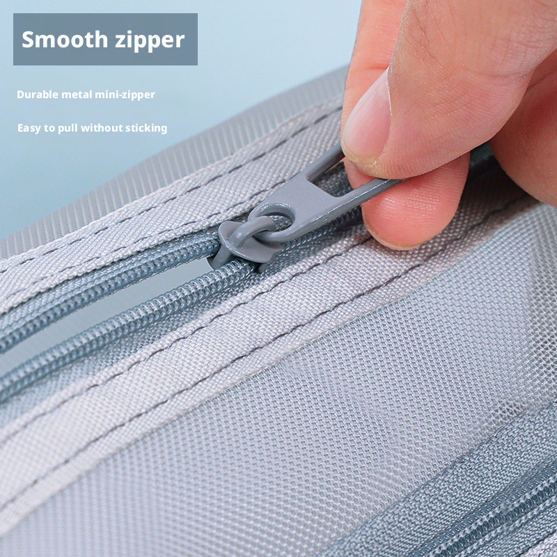Double Layer Transparent Mesh  - Clear Mesh Pencil Pouch For Exam review and price