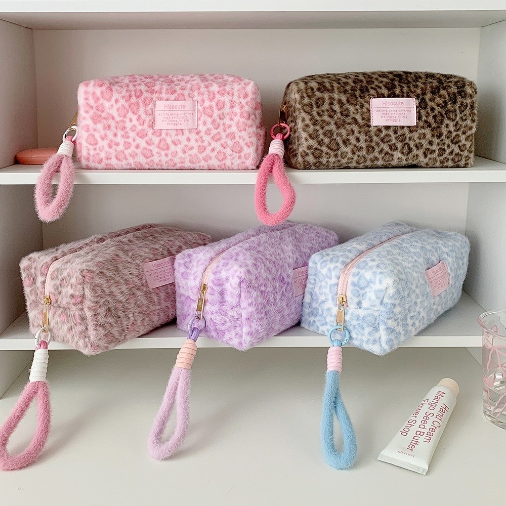 Pen Bag Leopard Stationery Bag - Aesthetic Large Pencil Case Pouch review and price
