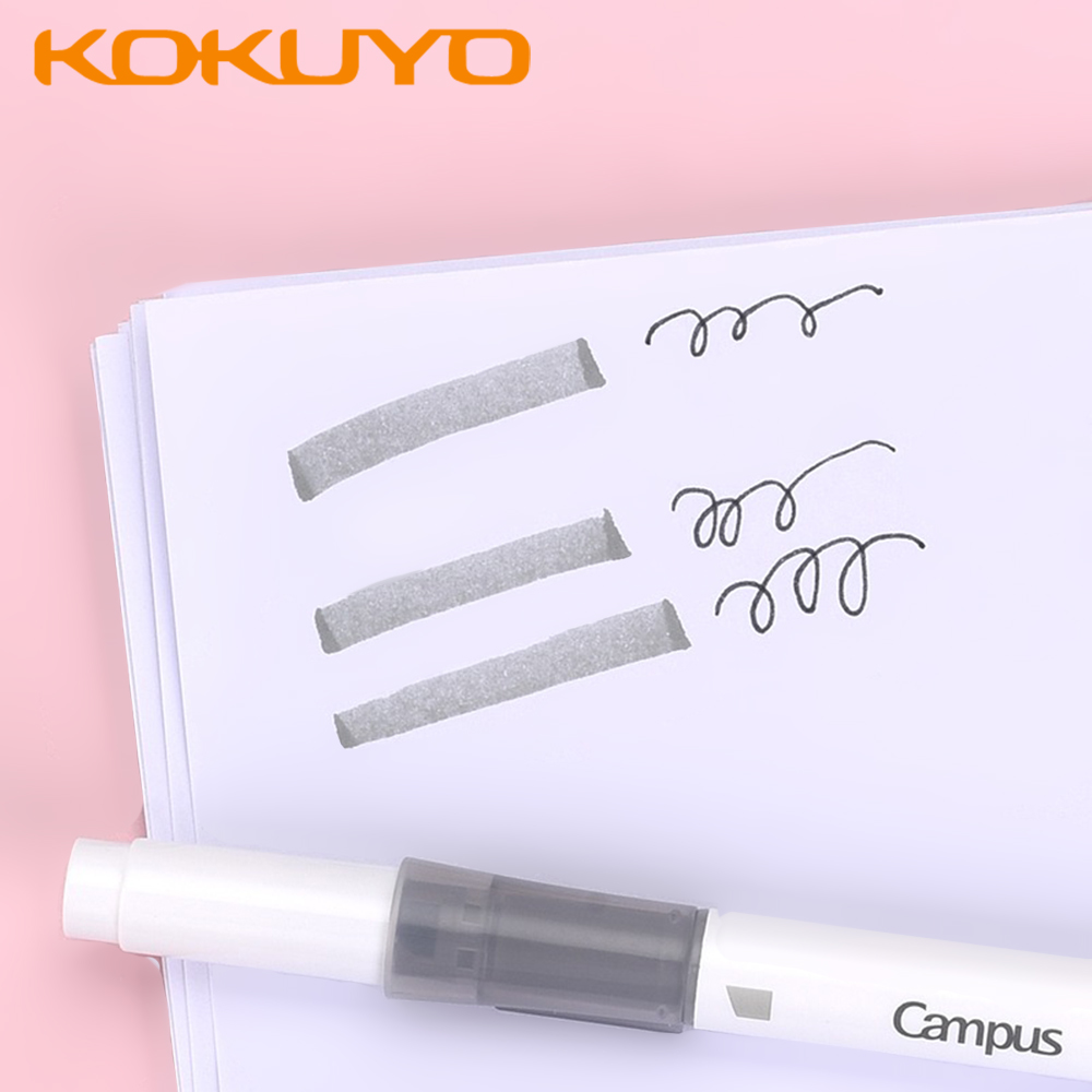 6Colors/set New Japan KOKUYO D - Pastel Highlighter Set Double Ended review and price