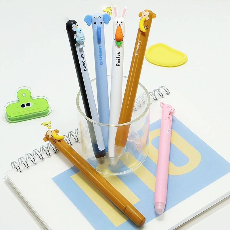 Novelty Animal Topper Erasable - Retractable Eraser Pen Click review and price