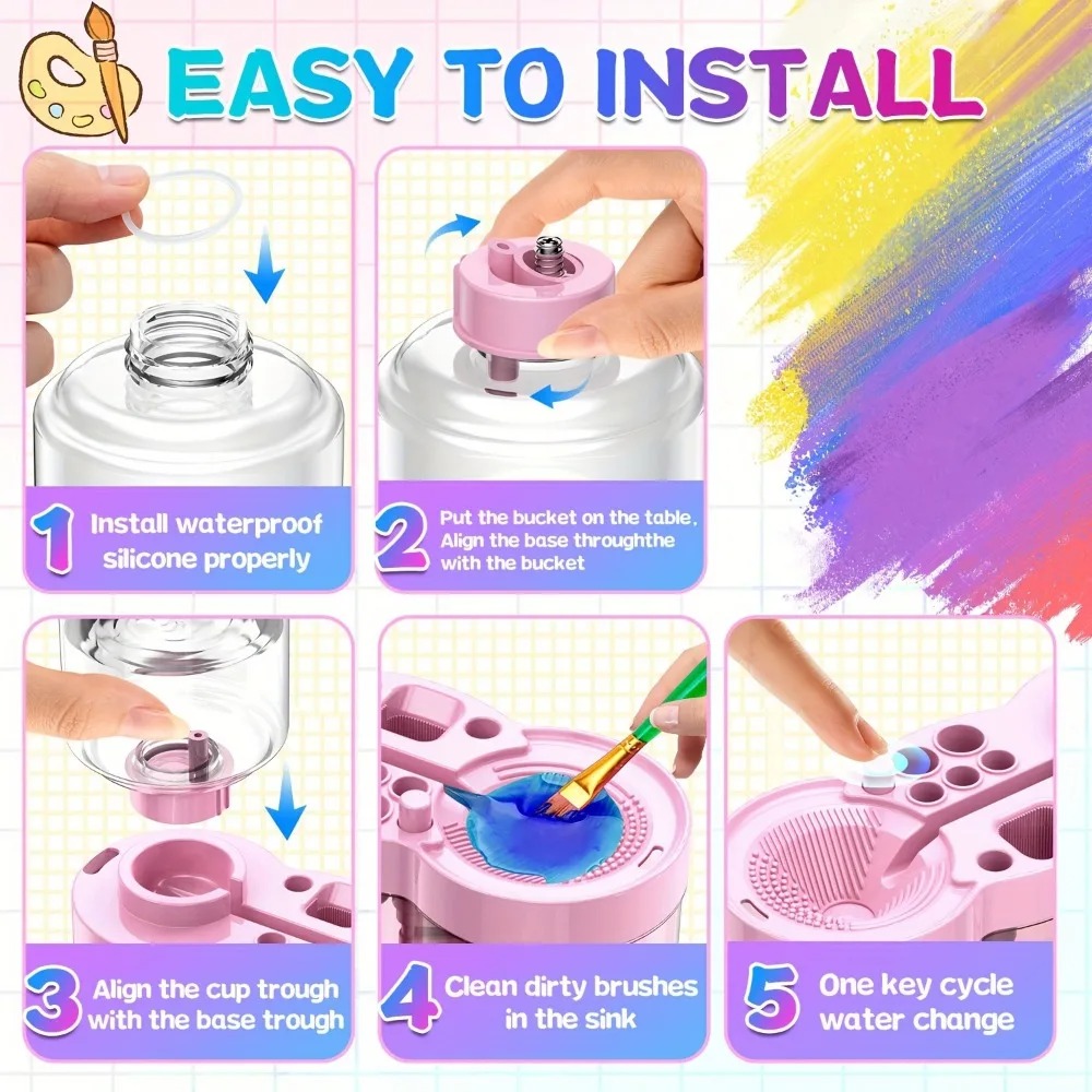 Paint Brush Washer Multifuncti - Writing Tools review and price