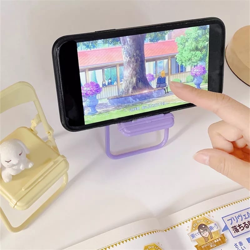 Cute Chair Phone Holder Stand  - Desk Accessories review and price