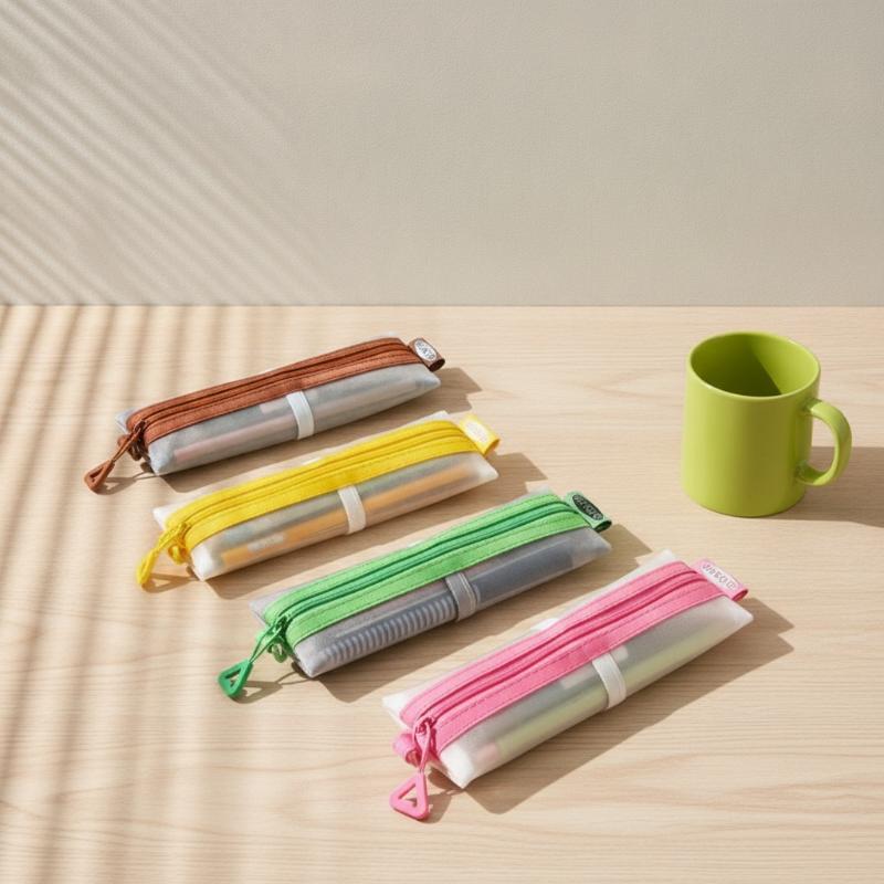 Transparent Mesh Pencil Pouch  - Clear Mesh Pencil Pouch For Exam review and price