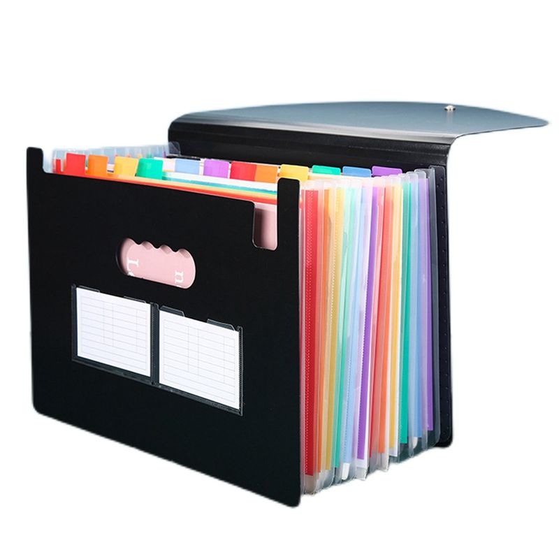 1 Piece 13 Pockets Expanding F - Expandable Accordion File Folder 13 Pockets review and price