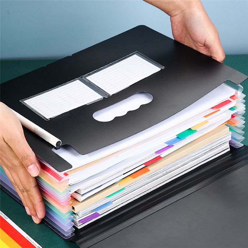 1 Piece 13 Pockets Expanding F - Expandable Accordion File Folder 13 Pockets review and price