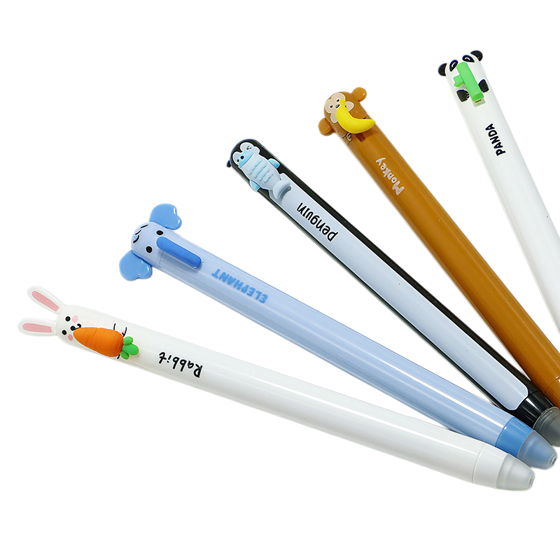 6 Pack Cute Cartoon Animal Ret - Retractable Eraser Pen Click review and price