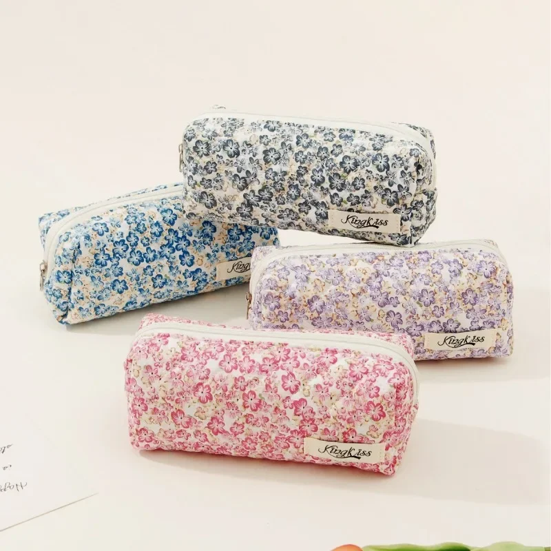 1 Piece Retro Floral Pencil Po - Aesthetic Large Pencil Case Pouch review and price