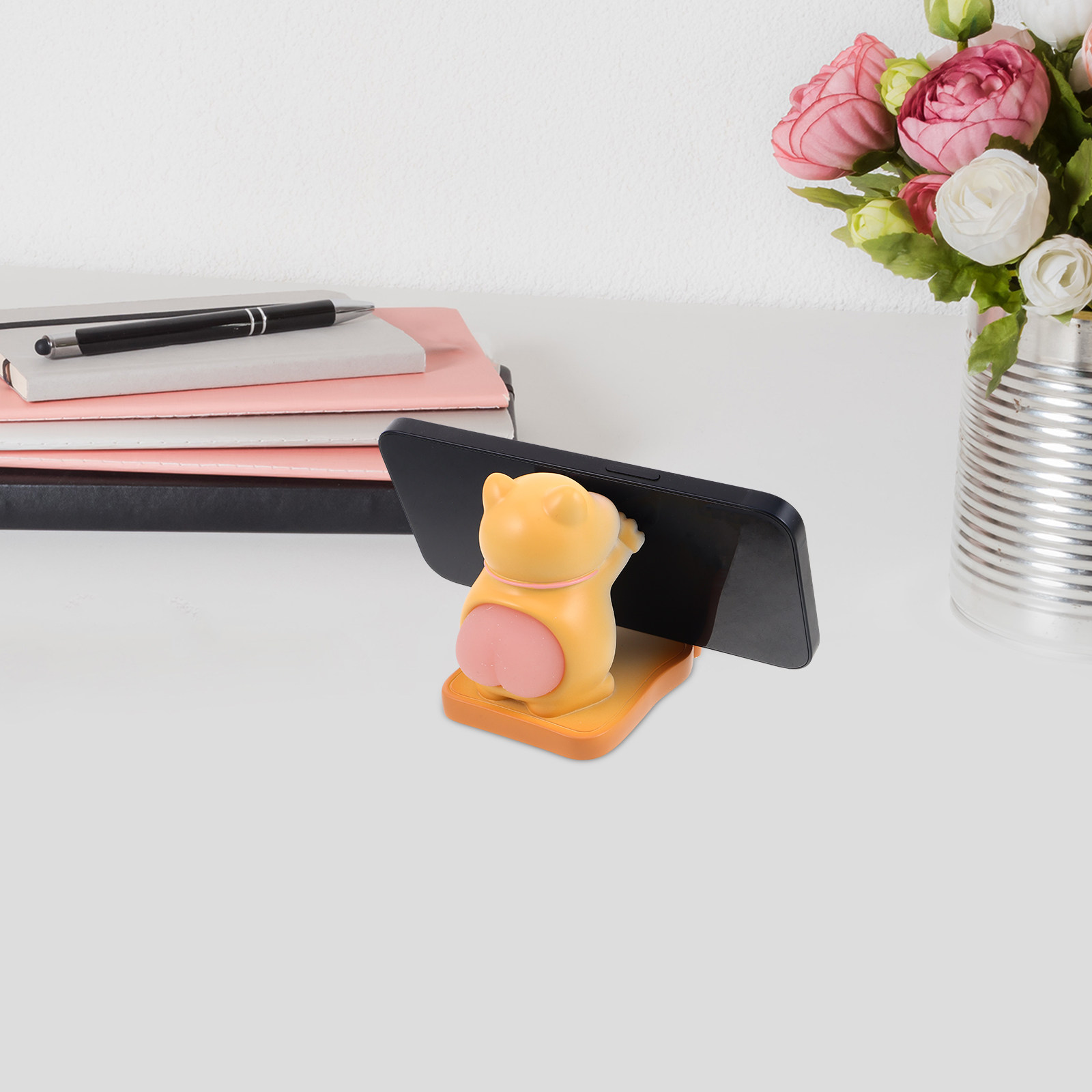Cute Cat Phone Holder Resin Ca - Desk Accessories review and price