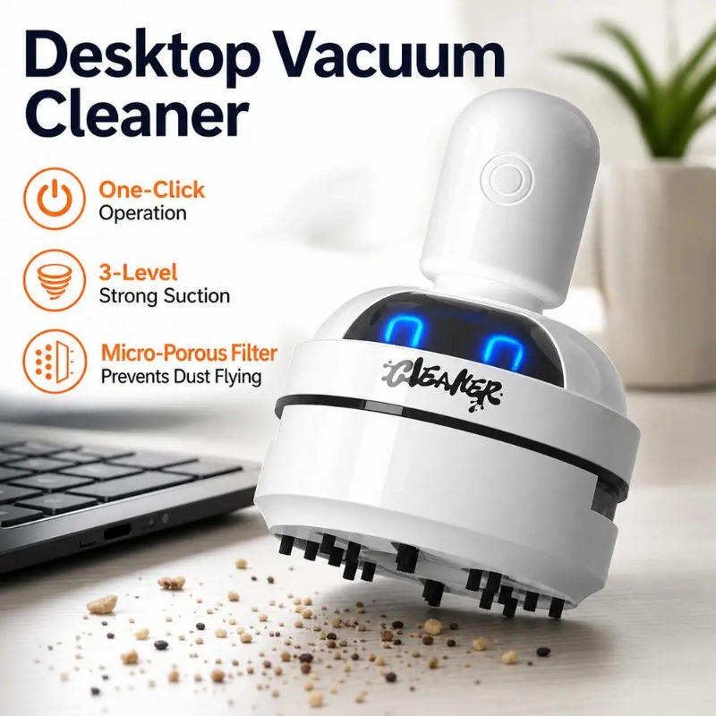 Desktop Cleaner Vacuum Cleaner - Mini Desktop Vacuum Cleaner For Eraser Dust review and price