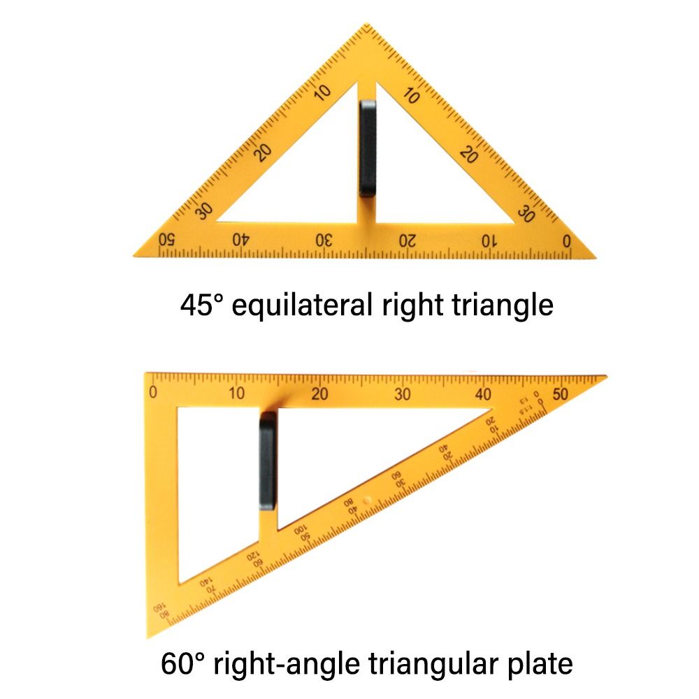 Durable Large Triangular Ruler - Math Geometry Set With Compass review and price
