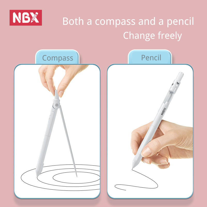 NBX Compass Pencil School Draw - Math Geometry Set With Compass review and price
