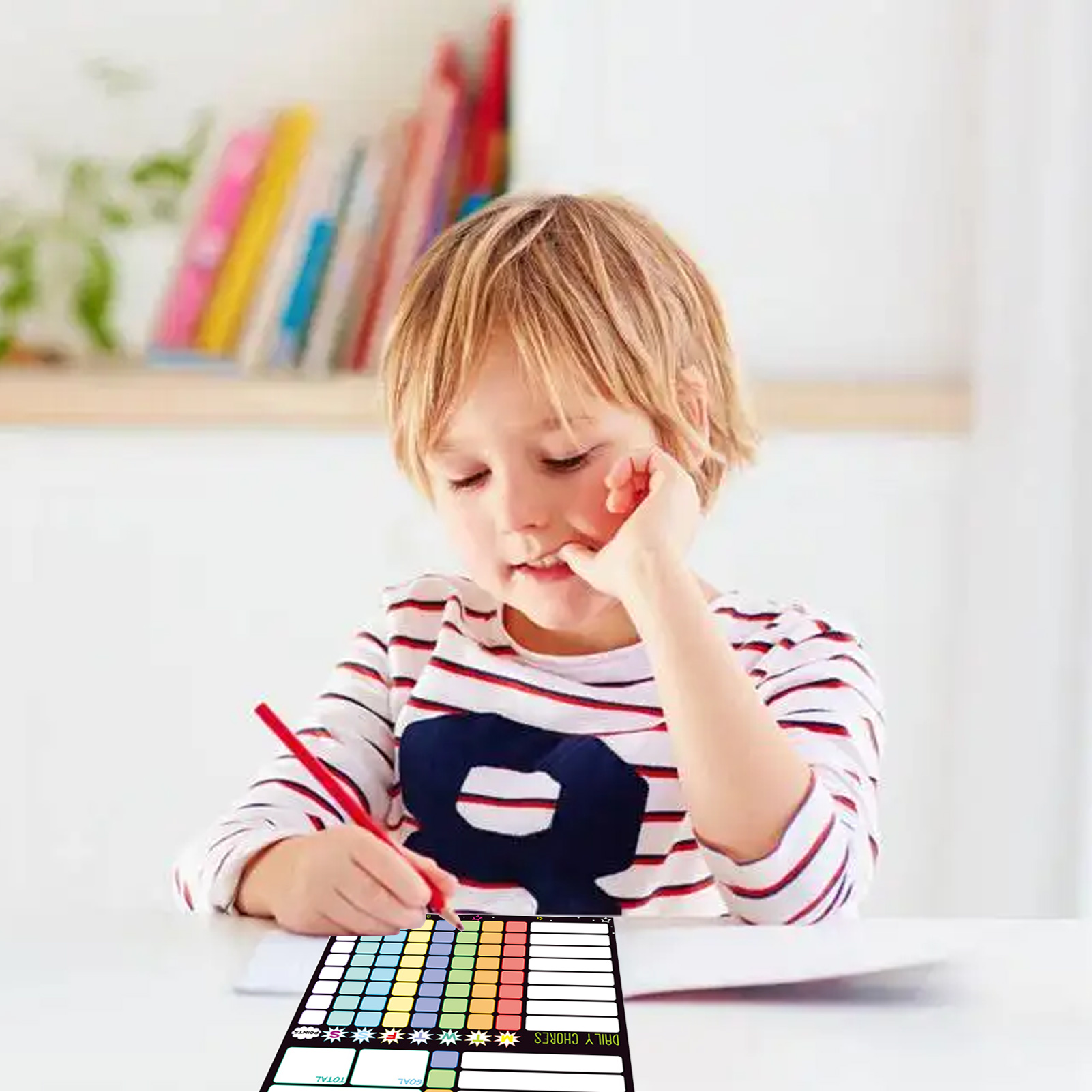 Magnetic Chore Chart Weekly Vi - Kids Magnetic Reward Chart Board review and price