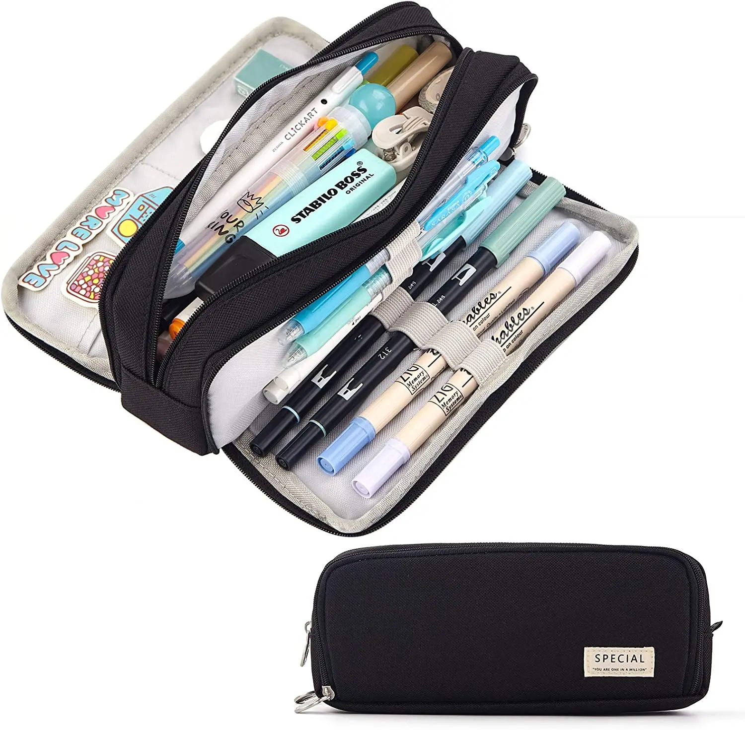Pencil Case Large Capacity Pen - Aesthetic Large Pencil Case Pouch review and price